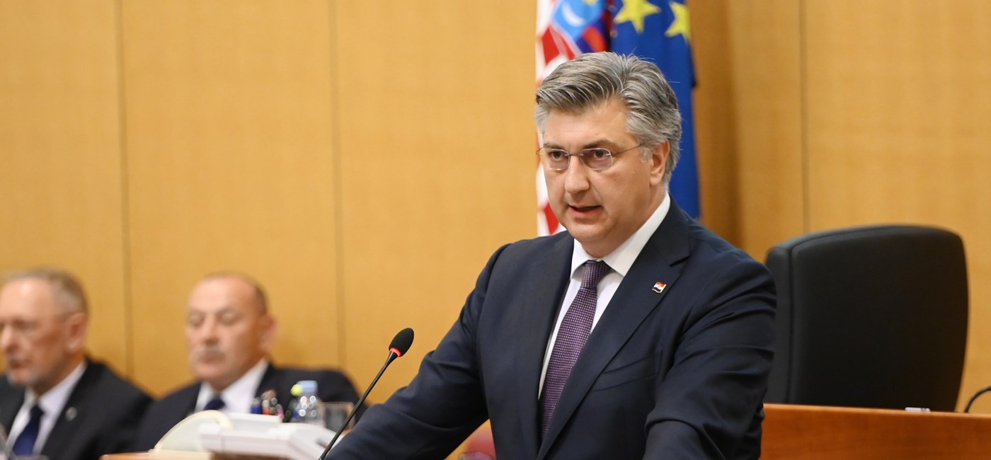 Plenković presented the program of his third Government: Successful, vital, just, sustainable and sovereign Croatia